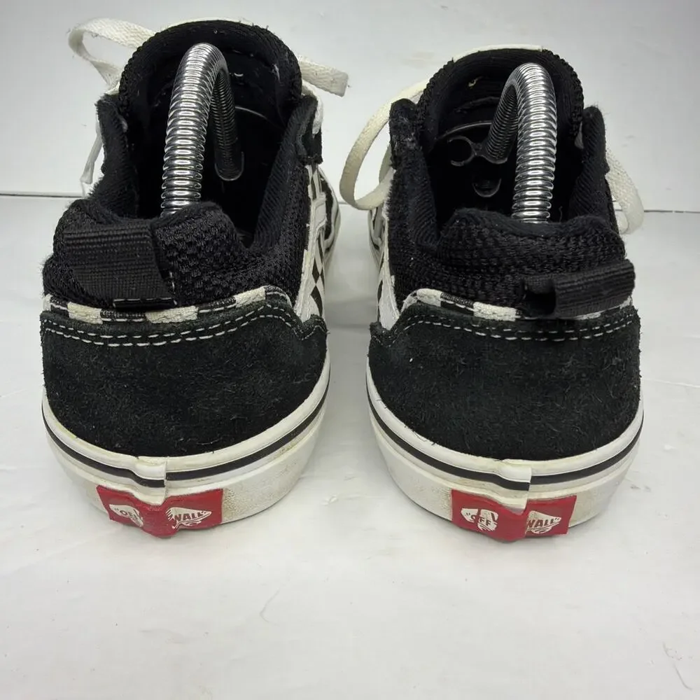 Vans Sneakers Youth 7 Old Skool Checkerboard Black White Skateboard Shoes